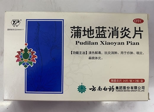 云丰蒲地蓝消炎片招商代理 48片 云南白药