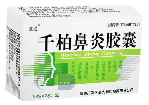 千柏鼻炎胶囊招商代理 :千柏鼻炎胶囊 0.5g*20粒 淄博开发区亚大制药