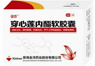 金鸿穿心莲内酯软胶囊招商代理 24粒 珠海金鸿药业