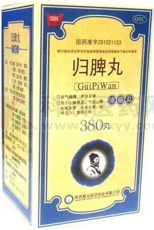 绿抗归脾丸招商代理 380丸 紫光辰济药业