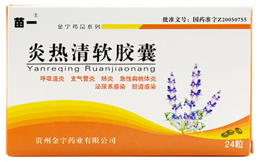 苗一炎热清软胶囊招商代理 24粒 贵州金宇