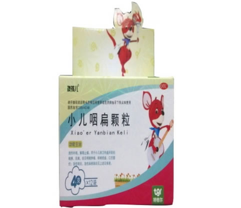 小儿咽扁颗粒招商代理 4g*12袋 四川禾邦阳光制药