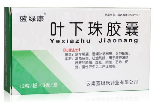 蓝绿康叶下珠胶囊招商代理 36粒