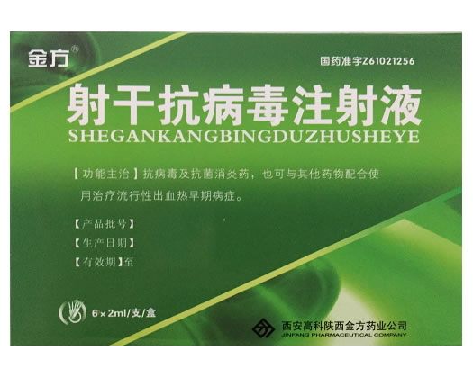 金方射干抗病毒注射液招商代理 6支 金方药业