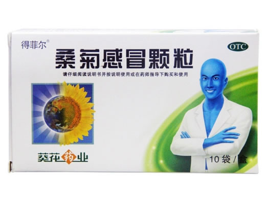 得菲尔桑菊感冒颗粒招商代理 10袋 小葵花儿童制药