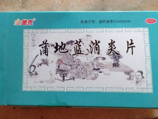 金盖克蒲地蓝消炎片招商代理 30片