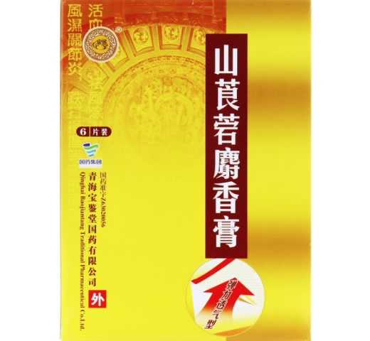宝鉴堂山莨菪麝香膏招商代理 6片