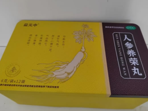 益元中人参养荣丸招商代理 12袋 益元中