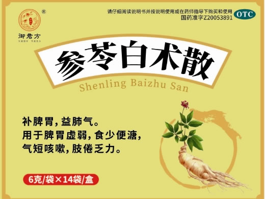 御君方参苓白术散招商代理 14袋