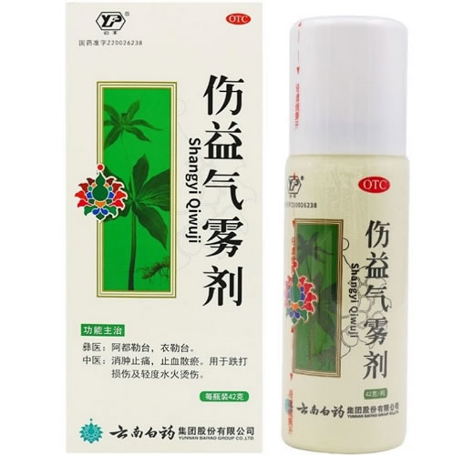 伤益气雾剂