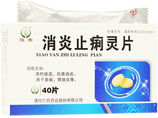 恒帝消炎止痢灵片招商代理 40片 仁民药业