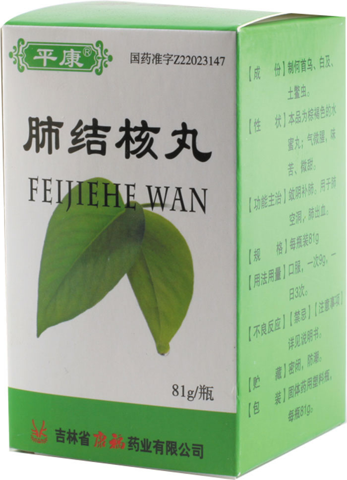 肺结核丸招商代理 :肺结核丸 81g 吉林省康福药业
