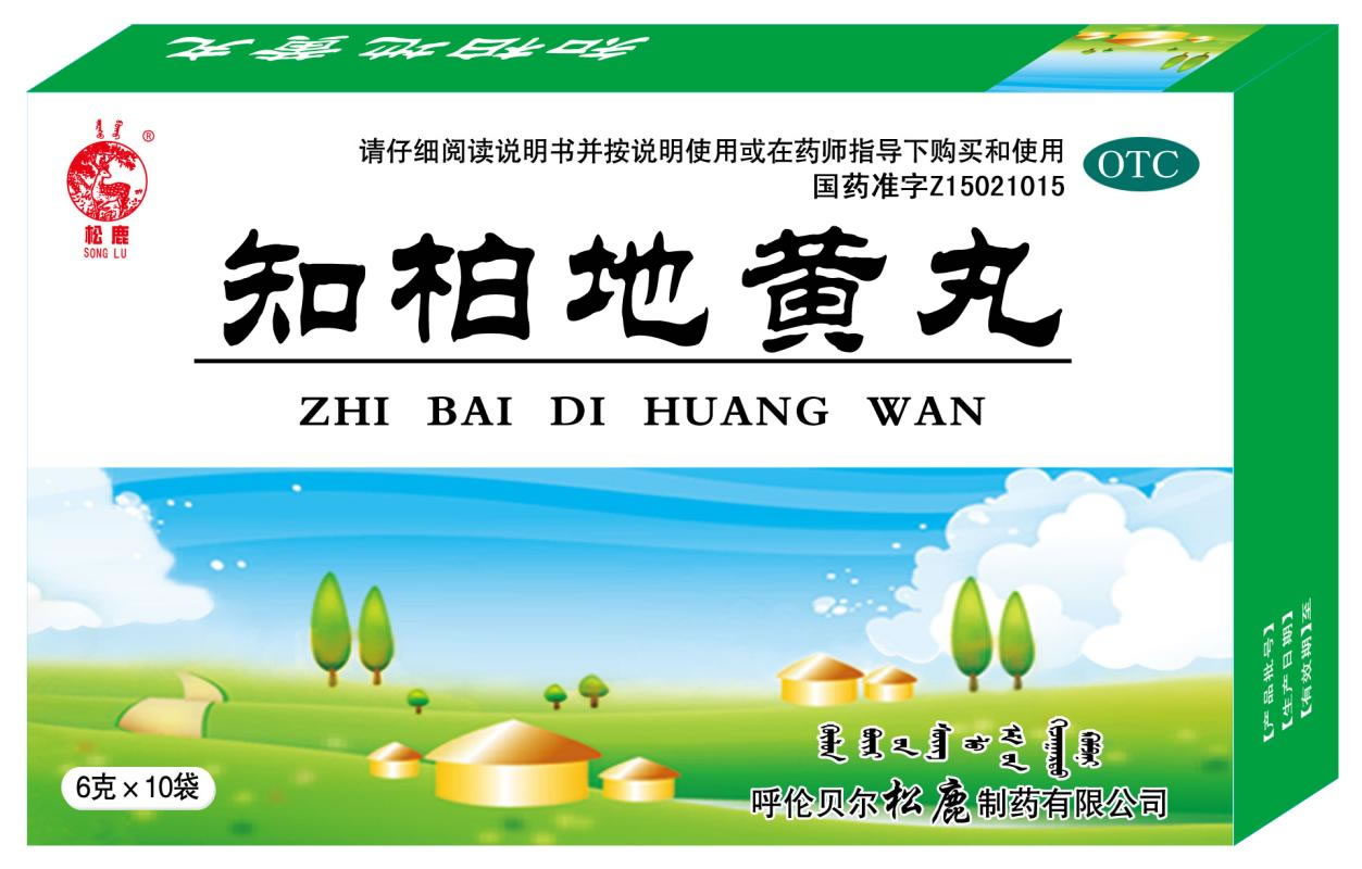 松鹿知柏地黄丸招商代理 10袋 松鹿制药