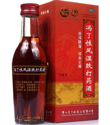 冯了性风湿跌打药酒招商代理 75ml*24瓶