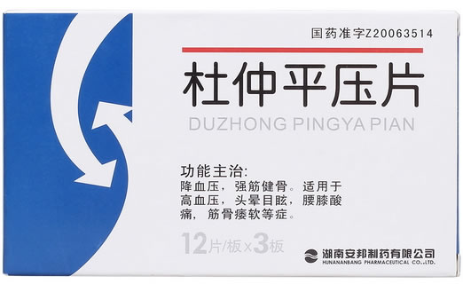 杜仲平压片招商代理 36片 湖南安邦制药