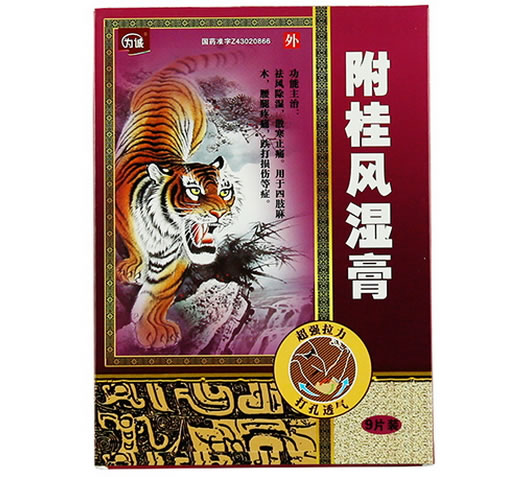 为诚附桂风湿膏招商代理 9片装