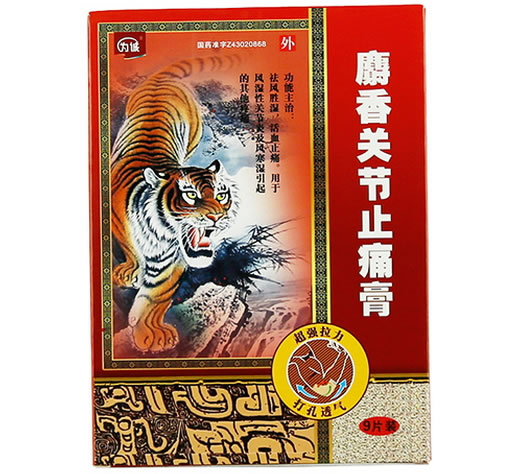 为诚麝香关节止痛膏招商代理 9片装