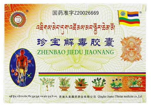 珍宝解毒胶囊招商代理 10粒 久美藏药药业