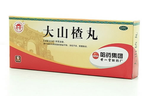 大山楂丸招商代理 10丸 哈药集团世一堂