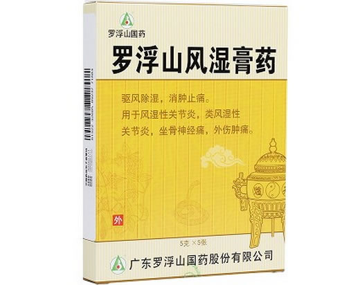 罗浮山国药罗浮山风湿膏药招商代理 5张