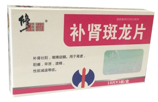 修正药补肾斑龙片招商代理 18片