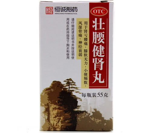 恒诚制药壮腰健肾丸招商代理 55g