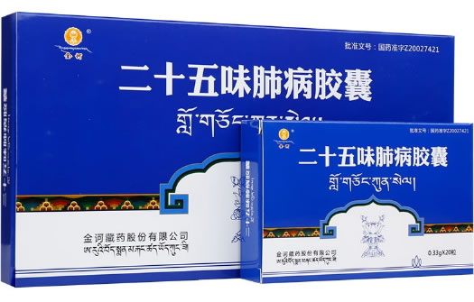 金诃二十五味肺病胶囊招商代理 20粒*3盒