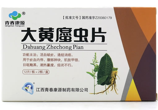 大黄䗪虫片招商代理 24片 青春康源制药