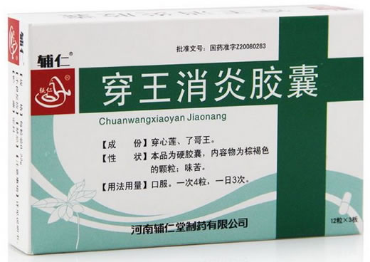 辅仁穿王消炎胶囊招商代理 36粒 河南辅仁堂