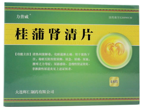 力普威桂蒲肾清片招商代理 48片