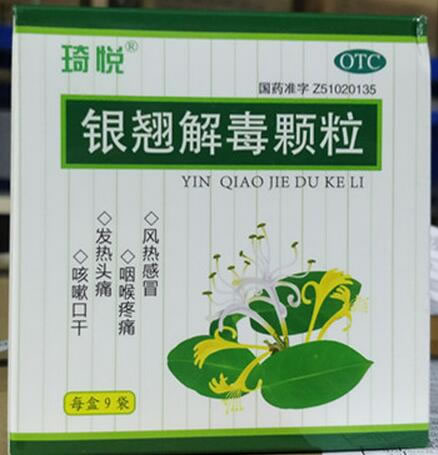 琦悦银翘解毒颗粒招商代理 9袋