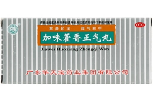 加味藿香正气丸招商代理 :加味藿香正气丸 3g*10袋 广东华天宝药业