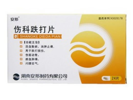 伤科跌打片招商代理 :伤科跌打片 24片 湖南安邦制药