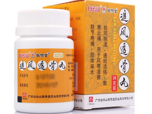 白云山/敬修堂追风透骨丸招商代理 36g 敬修堂