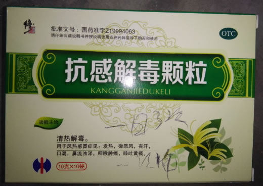 修正抗感解毒颗粒招商代理 10袋