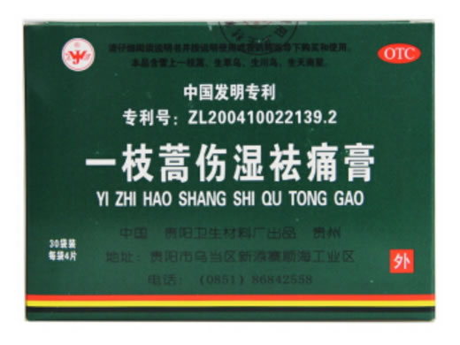 卫洁一枝蒿伤湿祛痛膏招商代理 卫洁 4片*30袋