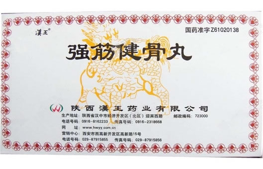 汉王强筋健骨丸招商代理 12丸