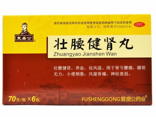 复盛公/复盛公药业壮腰健肾丸招商代理 70g*6瓶