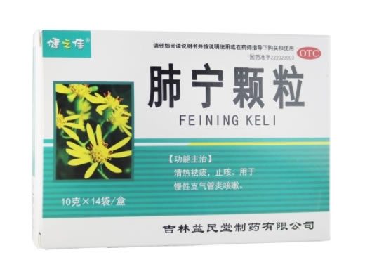健之佳肺宁颗粒招商代理 14袋
