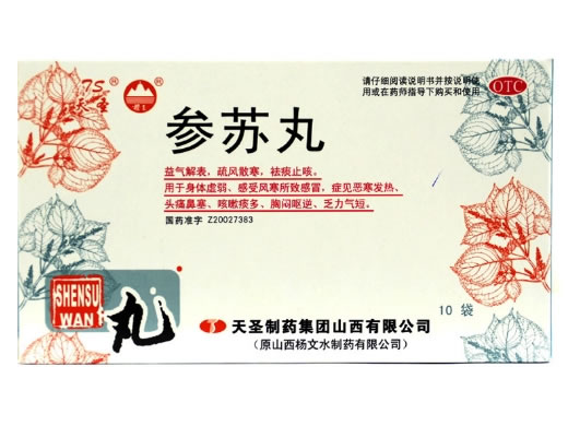 参苏丸招商代理 6g*10袋 天圣制药