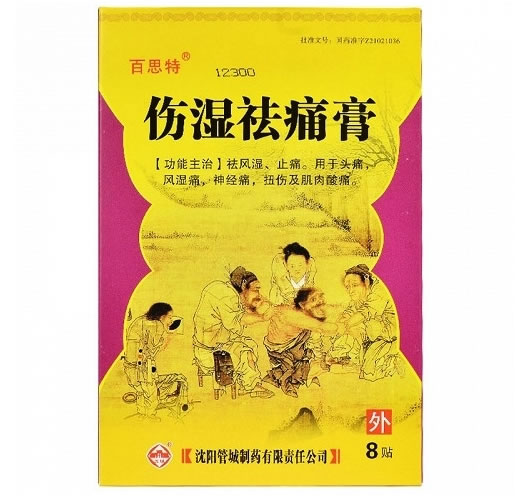 伤湿祛痛膏招商代理 8片 管城制药
