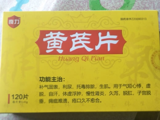 奇力黄芪片招商代理 120片 奇力制药