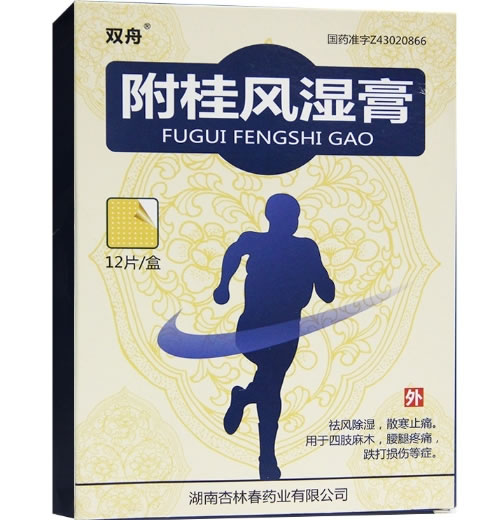 双舟附桂风湿膏招商代理 12片