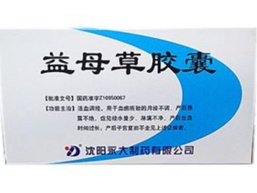 益母草胶囊招商代理 0.35g*36粒 沈阳永大制药