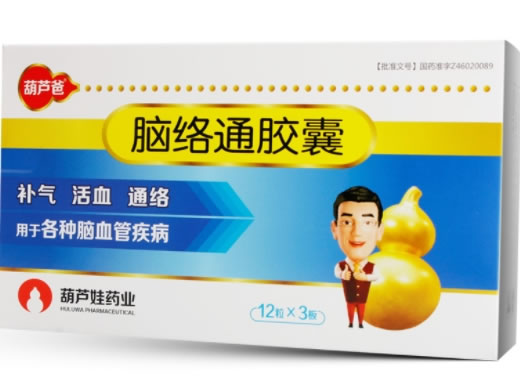 来喜脑络通胶囊招商代理 36粒 海南葫芦娃制药