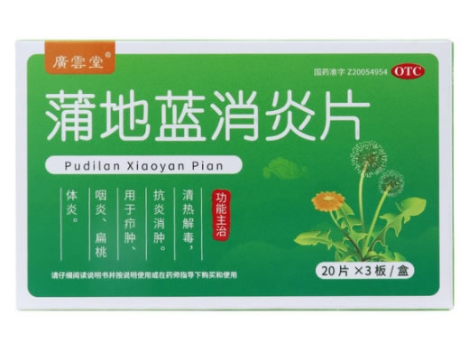 廣雲堂/康欣诺泰蒲地蓝消炎片招商代理 60片