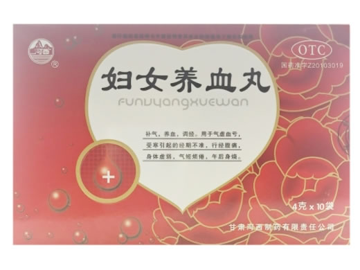 河西妇女养血丸招商代理 10袋