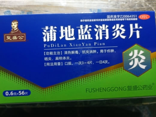 复盛公蒲地蓝消炎片招商代理 56片