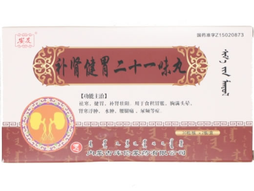 补肾健胃二十一味丸