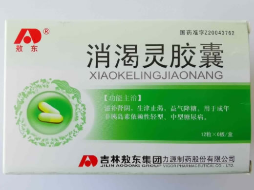 敖东消渴灵胶囊招商代理 72粒